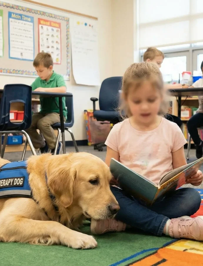 Animales de terapia en escuelas: una práctica en auge que abre debate educativo y ético