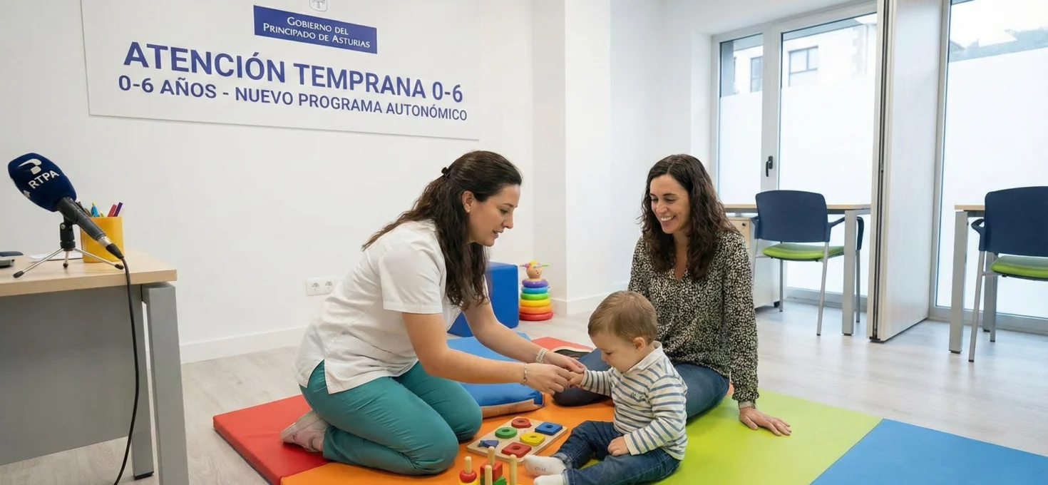 Asturias asumirá el coste de la atención temprana para menores de 0 a 6 años