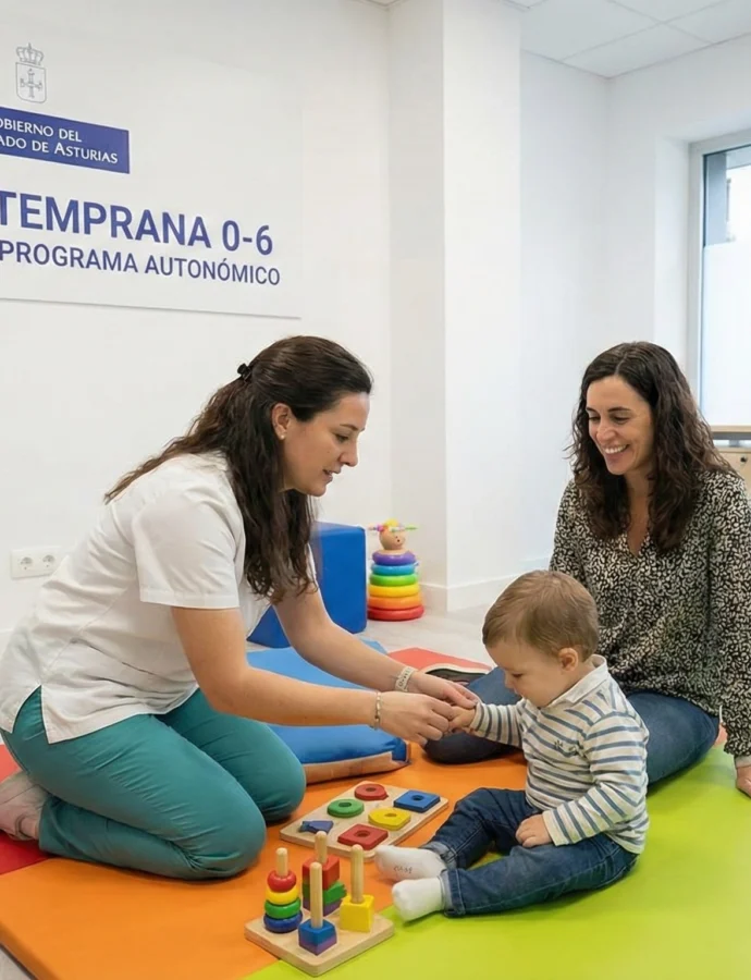 Asturias asumirá el coste de la atención temprana para menores de 0 a 6 años
