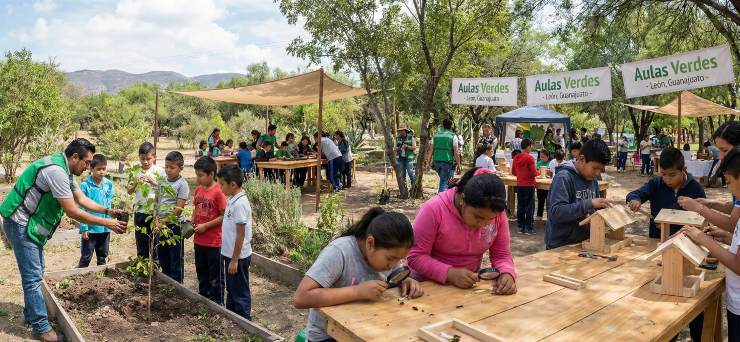 Aulas Verdes en México: comunidades que educan desde la naturaleza