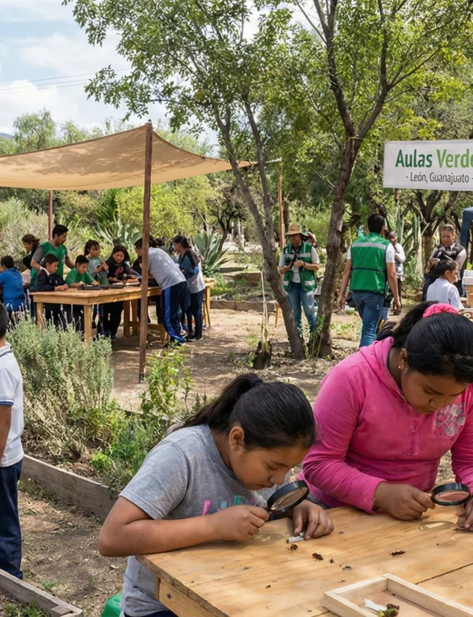 Aulas Verdes en México: comunidades que educan desde la naturaleza