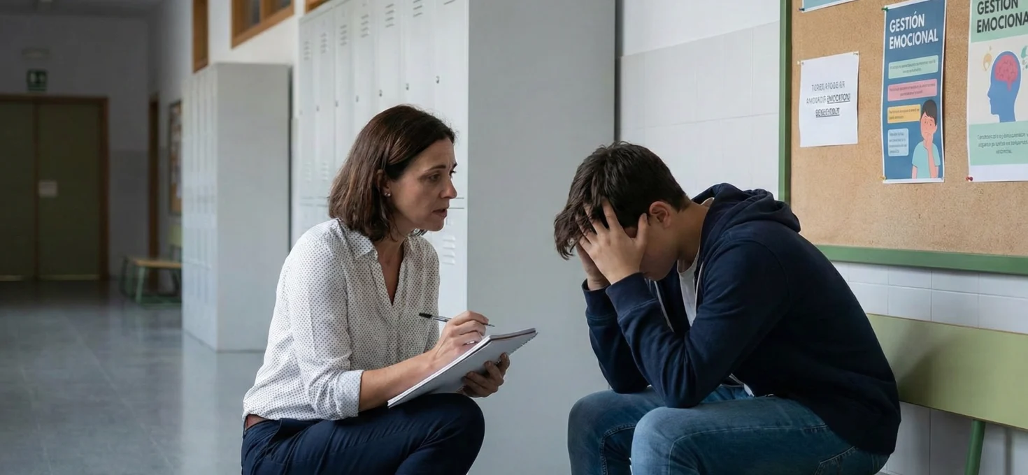 Los colegios españoles detectan un aumento de problemas emocionales en el alumnado tras la pandemia