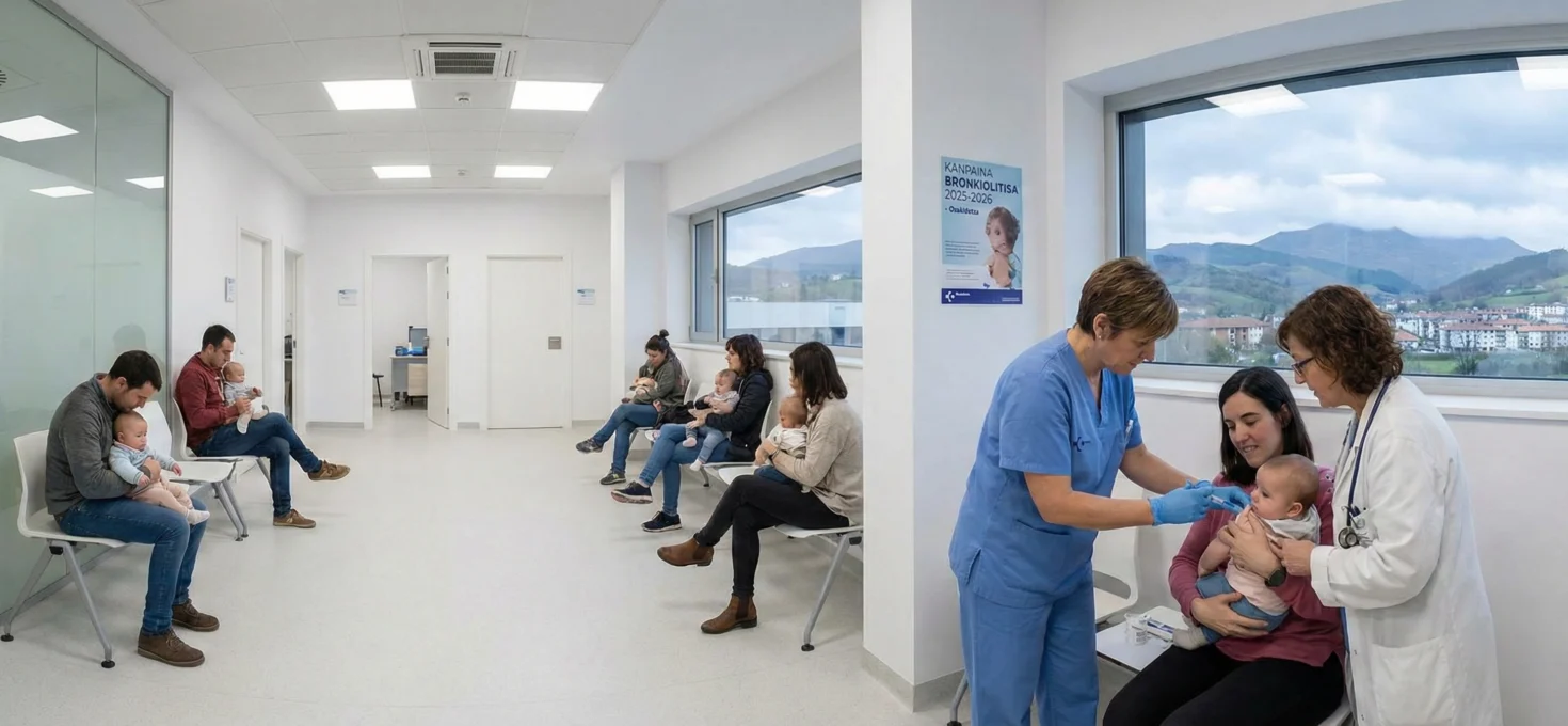 Campañas de inmunización contra bronquiolitis reforzadas ante temporada de alto riesgo