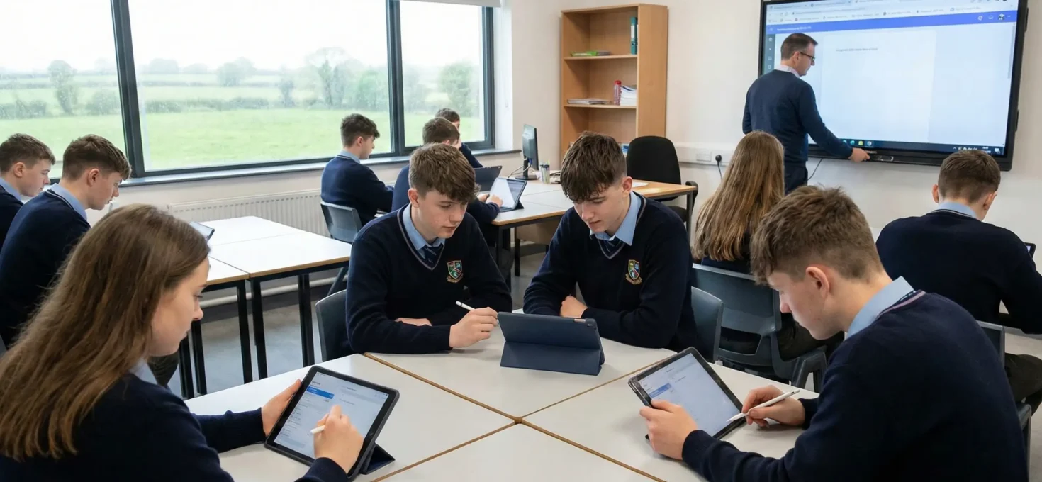 Escuela irlandesa sin libros de texto: todo en iPads y tecnología digital