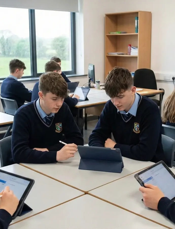 Escuela irlandesa sin libros de texto: todo en iPads y tecnología digital