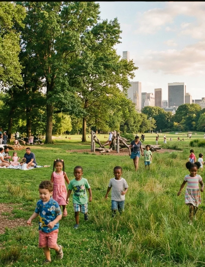 Vivir cerca de espacios verdes potencia la salud y el desarrollo de la infancia