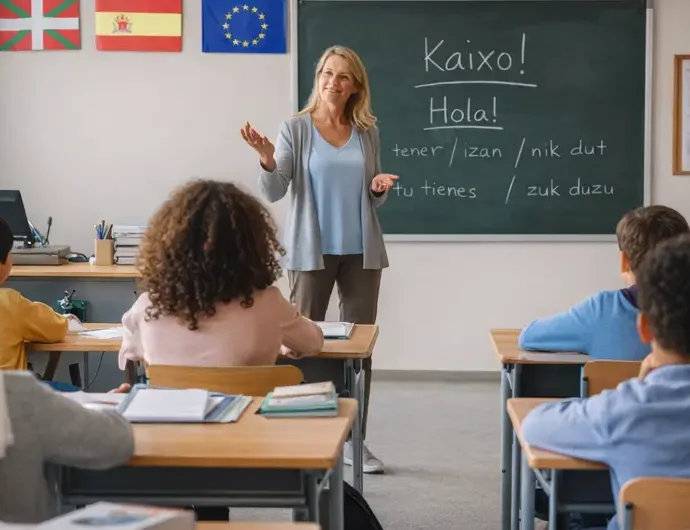 Euskadi asigna 5,5 millones para que alumnos extranjeros en concertada aprendan castellano y euskera