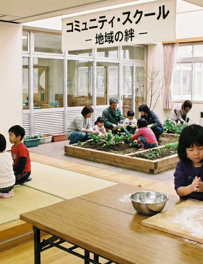 Japón impulsa las «escuelas de barrio» para combatir la soledad infantil y fortalecer el aprendizaje comunitario