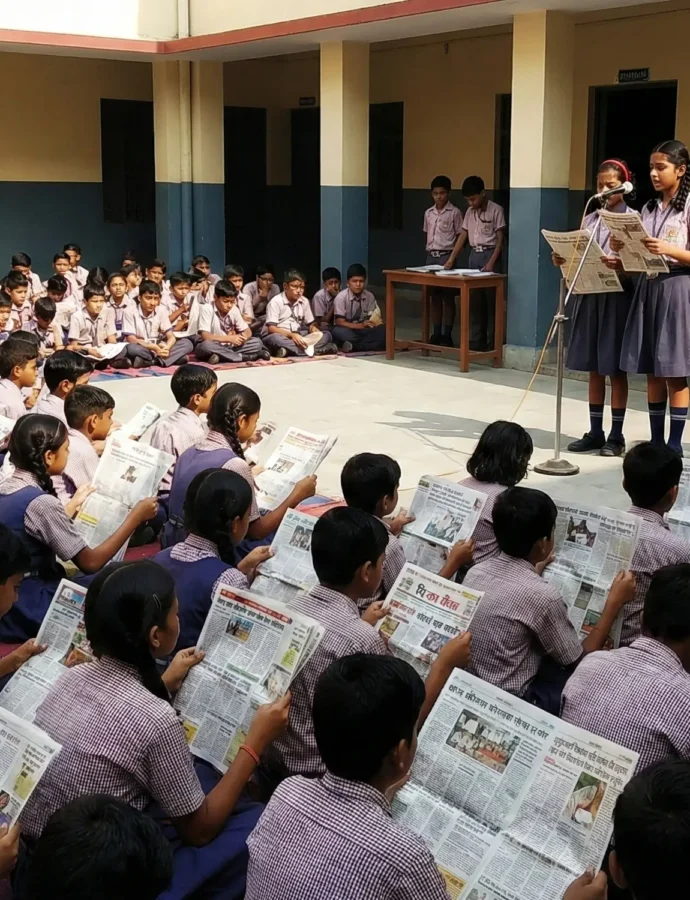 Lectura diaria de periódicos será obligatoria en escuelas de Uttar Pradesh: un giro educativo con impacto en aprendizaje