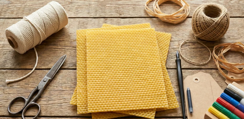 materiales vela sin fuego