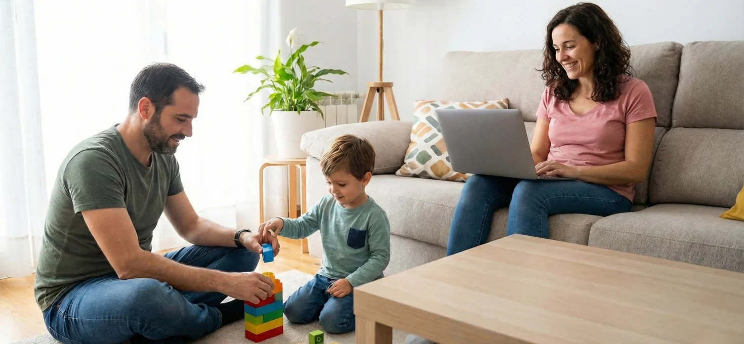 Nuevo permiso retribuido para cuidar a hijos mejora la conciliación familiar en España en 2026