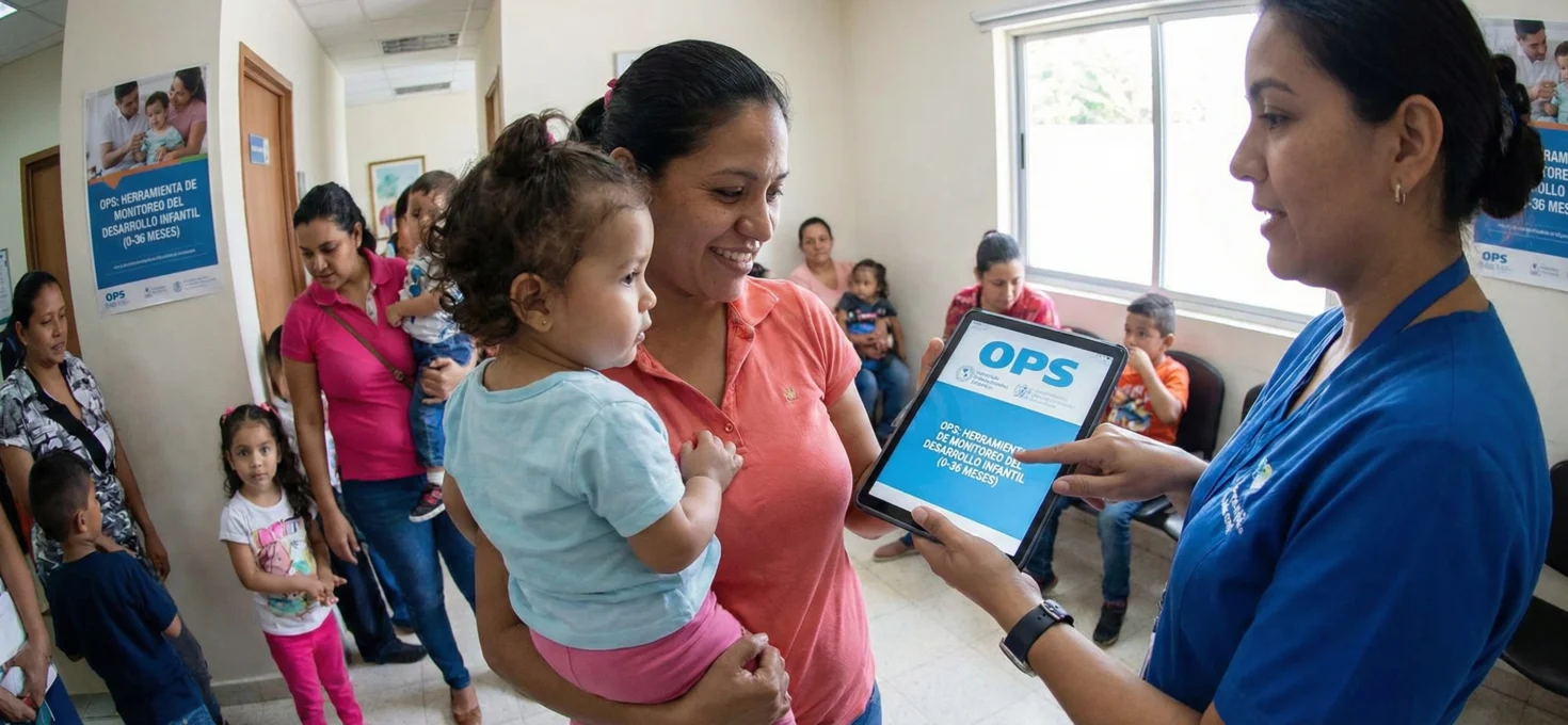OPS lanza herramienta para monitorear el desarrollo infantil hasta los 3 años