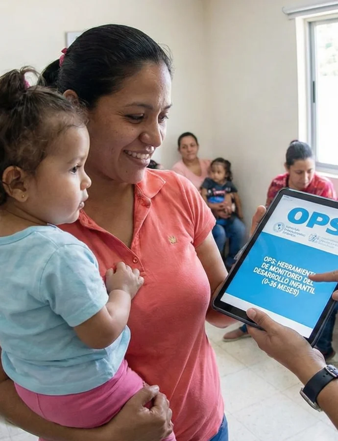 OPS lanza herramienta para monitorear el desarrollo infantil hasta los 3 años