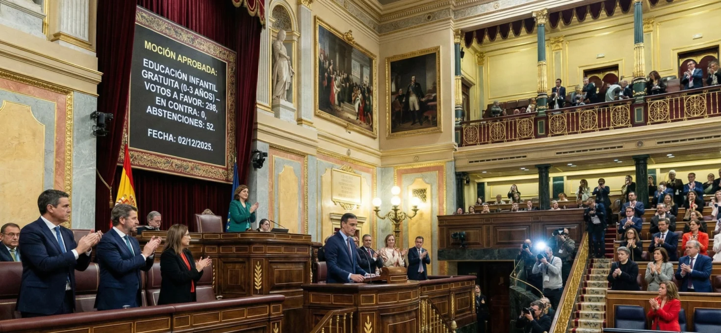 El Parlamento aprueba una moción para garantizar la educación infantil 0-3 años gratuita