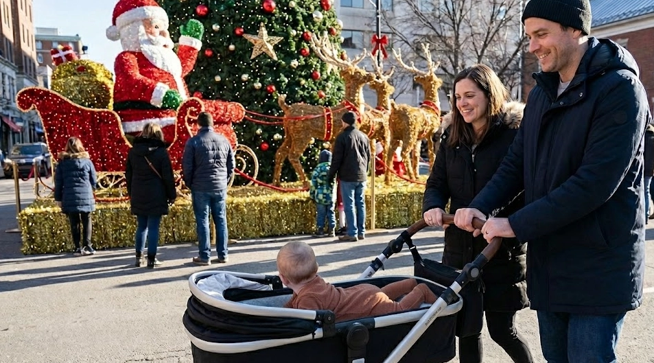 planes navideños bebe despierto