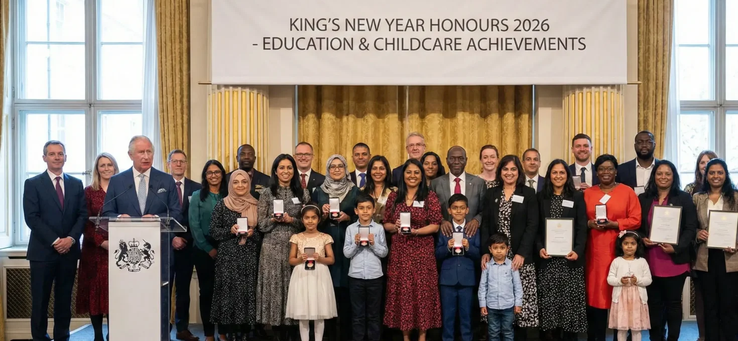 El Rey anuncia premios 2026 a la educación y cuidado infantil en Reino Unido