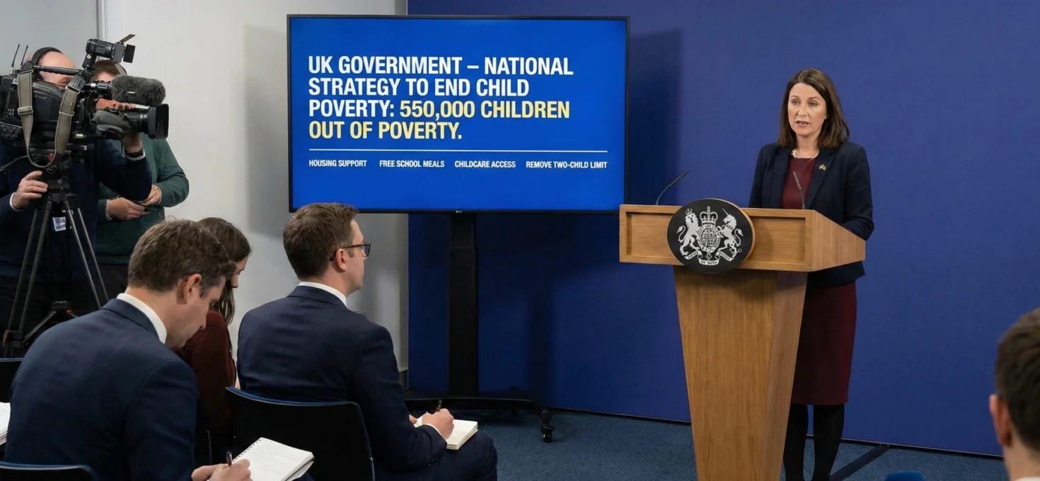 Reino Unido impulsa una estrategia nacional contra la pobreza infantil