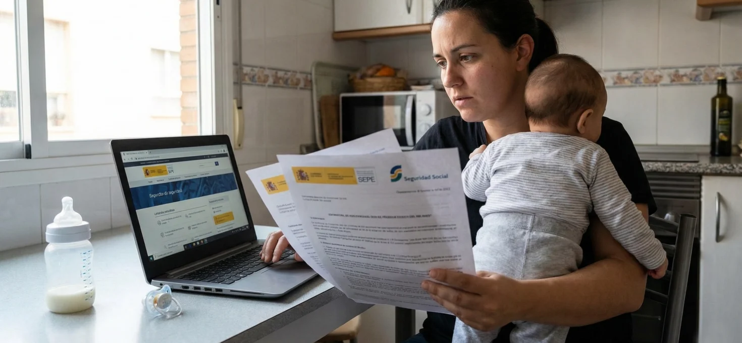 El SEPE suspenderá el paro a padres y madres para cobrar la ayuda por nacimiento