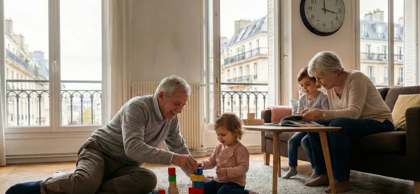 Aumentan los abuelos que cuidan a sus nietos varias horas al día en Europa