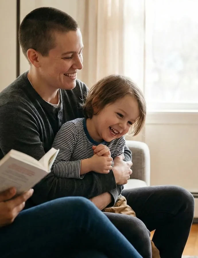Crianza y desarrollo infantil independiente de la identidad de género de los padres