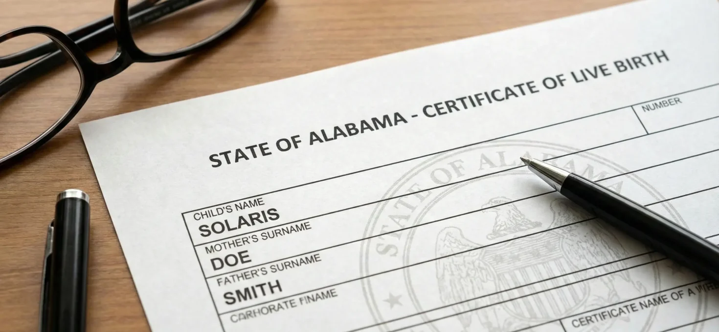 En algunos estados de EE. UU. los hijos pueden registrarse al nacer con un apellido distinto al de su padre o madre