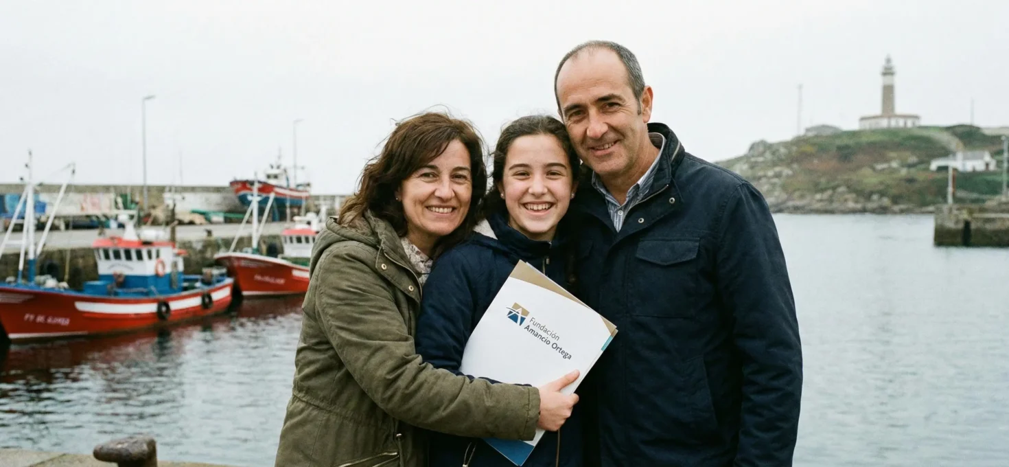 Una estudiante gallega viajará a Estados Unidos para cursar Bachillerato con la Fundación Amancio Ortega