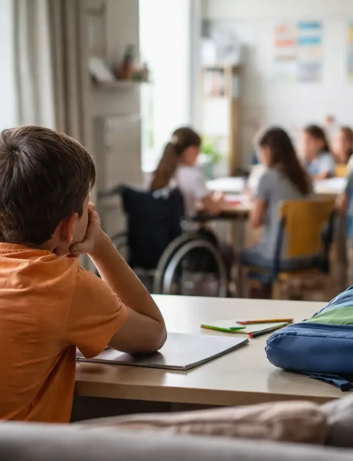La falta de recursos inclusivos deja a un niño sin clase en la Comunitat Valenciana
