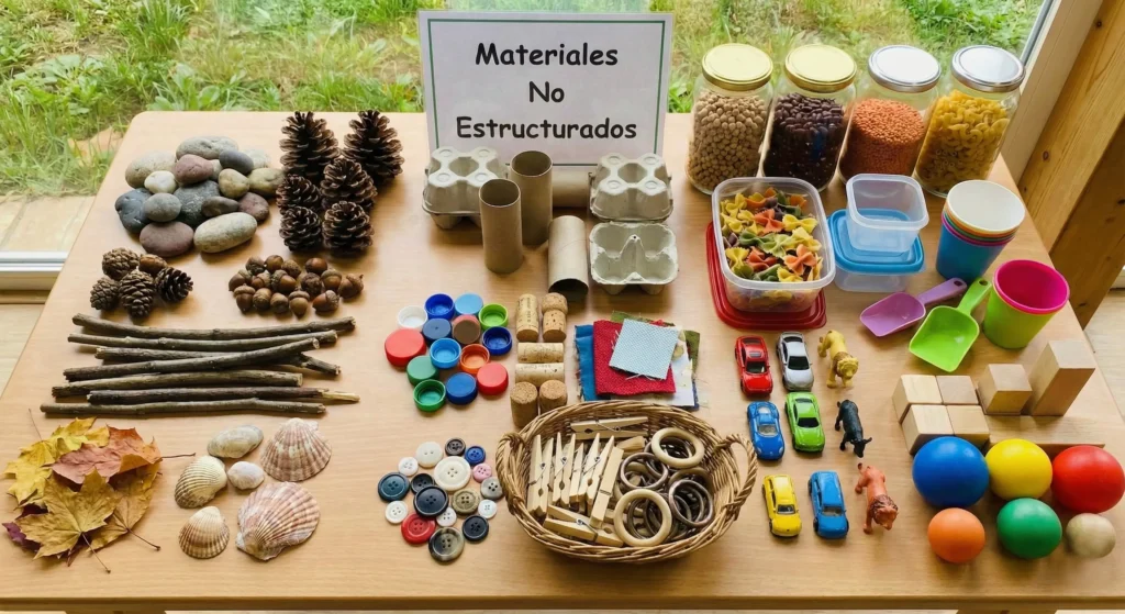 materiales no estructurados para enseñar lógica matemática