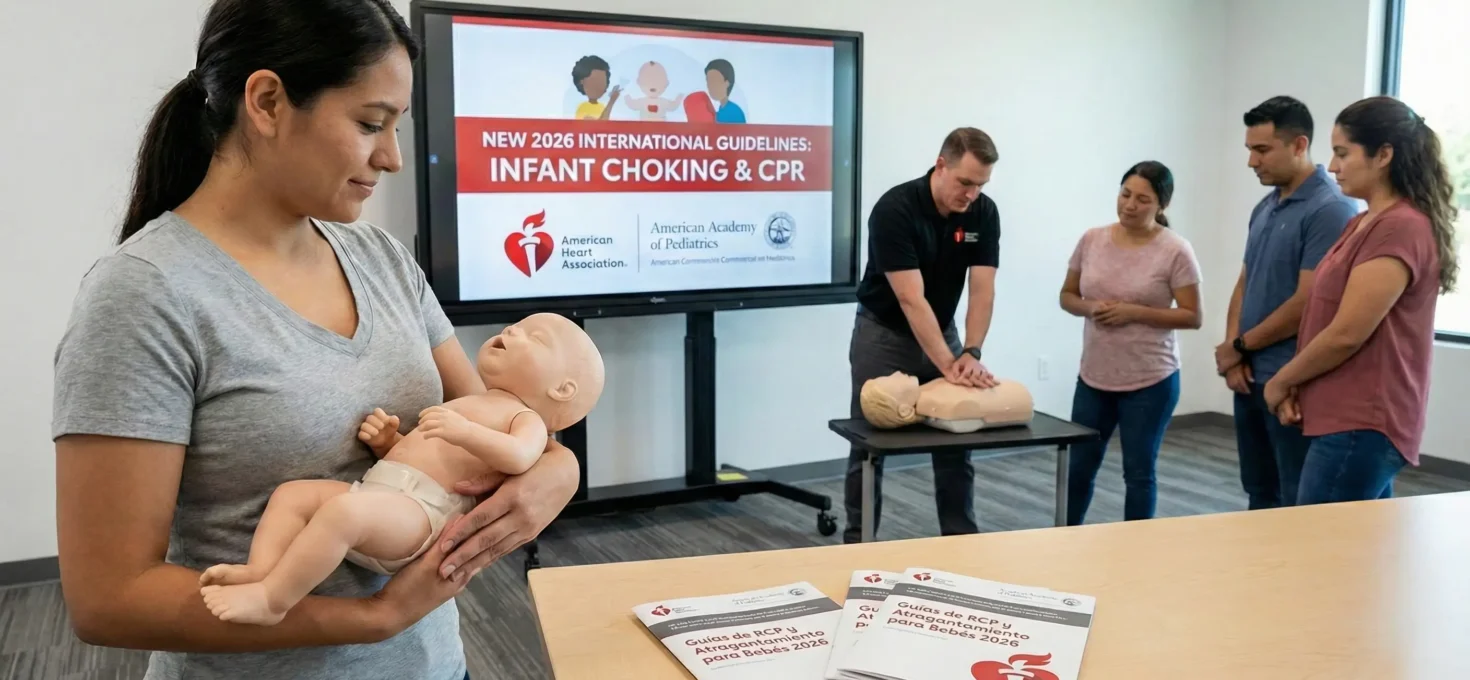 Nuevas recomendaciones internacionales de atragantamiento y reanimación de bebés para 2026