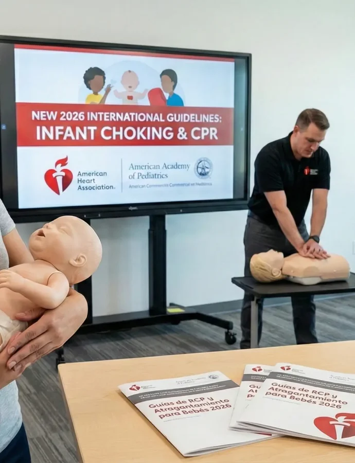 Nuevas recomendaciones internacionales de atragantamiento y reanimación de bebés para 2026
