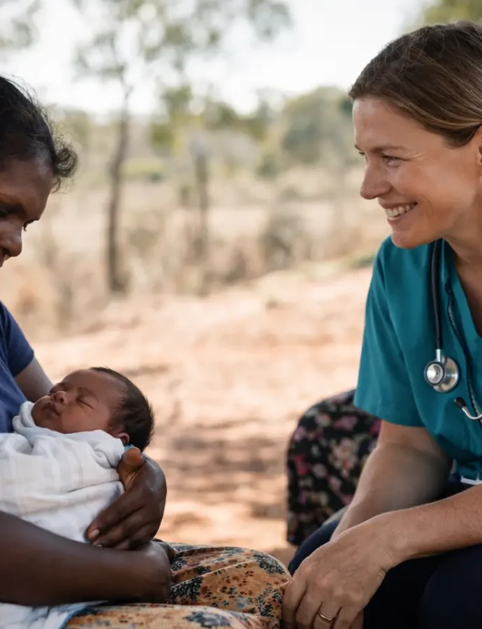 Prevenir nacimientos prematuros con programas comunitarios en Australia