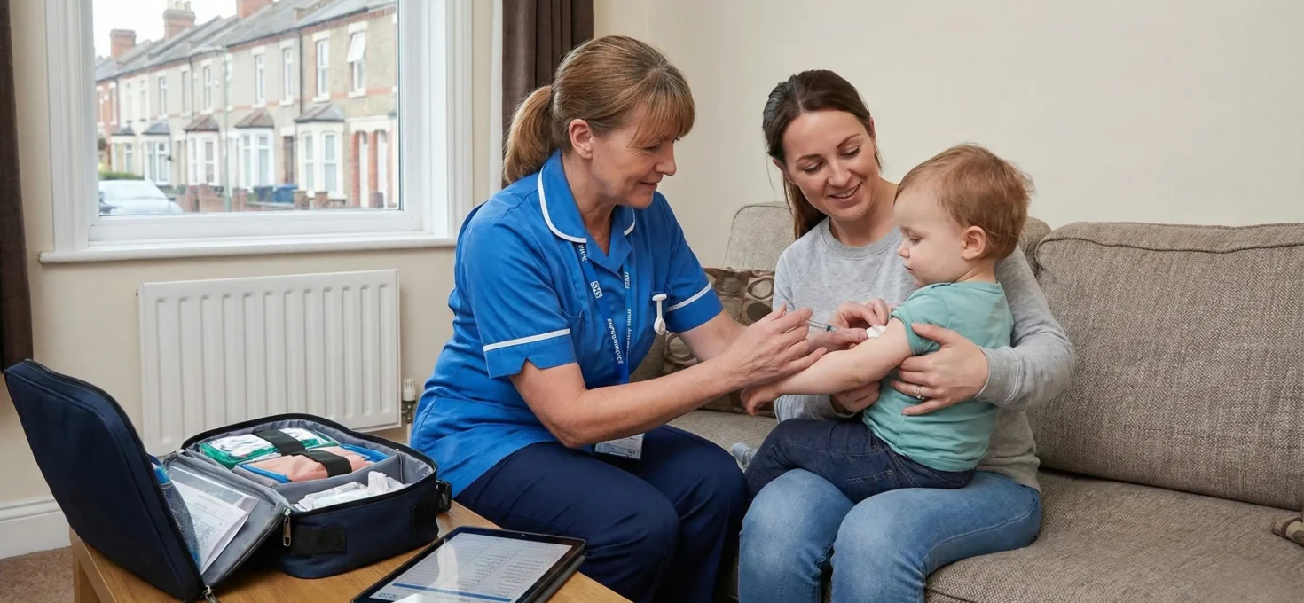 Inglaterra ofrece vacunación infantil en casa para contrarrestar la caída de coberturas