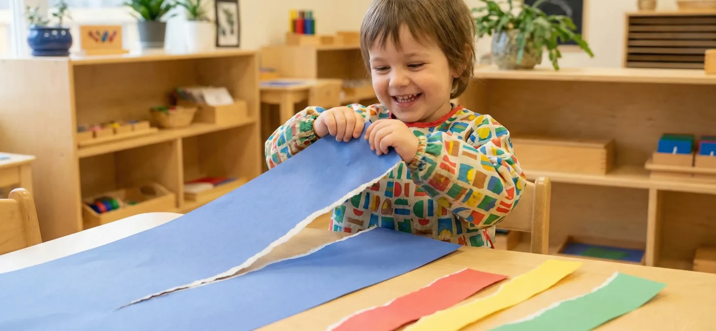 10 actividades de rasgado de papel para infantil (ordenadas por dificultad)