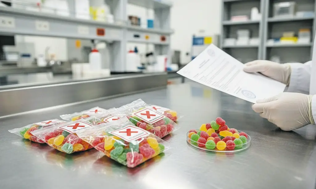 La AESAN alerta y retira del mercado varias gominolas infantiles por riesgo grave de asfixia tras detectarse peligro para menores.