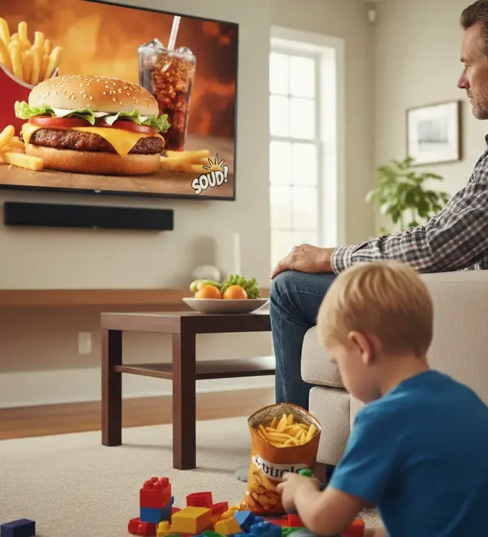 Crece el apoyo social para prohibir la publicidad de comida no saludable dirigida a menores