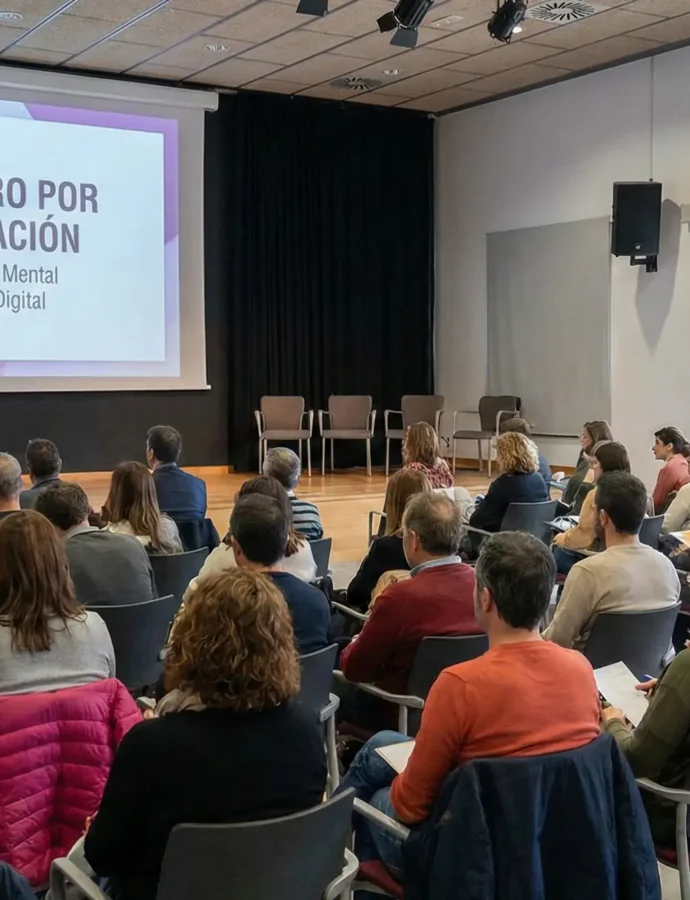 Conferencias educativas en Arnedo sobre respeto, salud mental y protección digital en Febrero por la Educación
