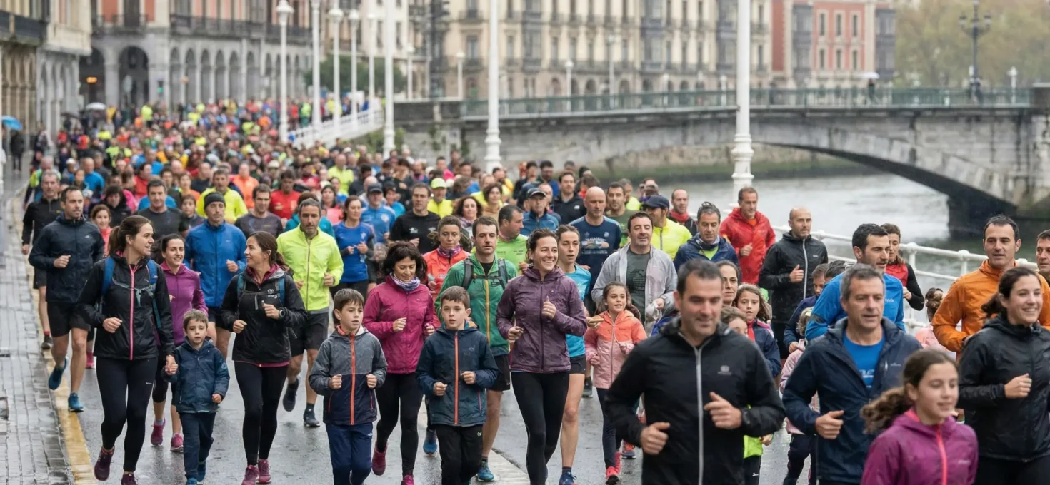 Corren por la infancia refugiada en Bilbao para apoyar educación de niños y niñas desplazados