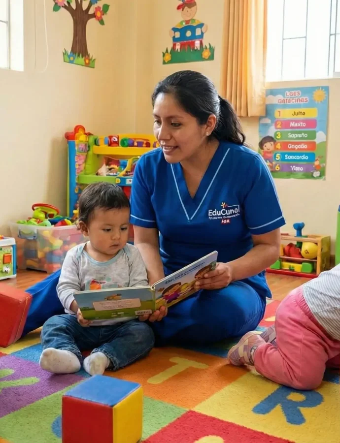 Programa educativo “EduCuna” brinda cuidado y educación diurna para pequeños desde los 12 meses en Perú