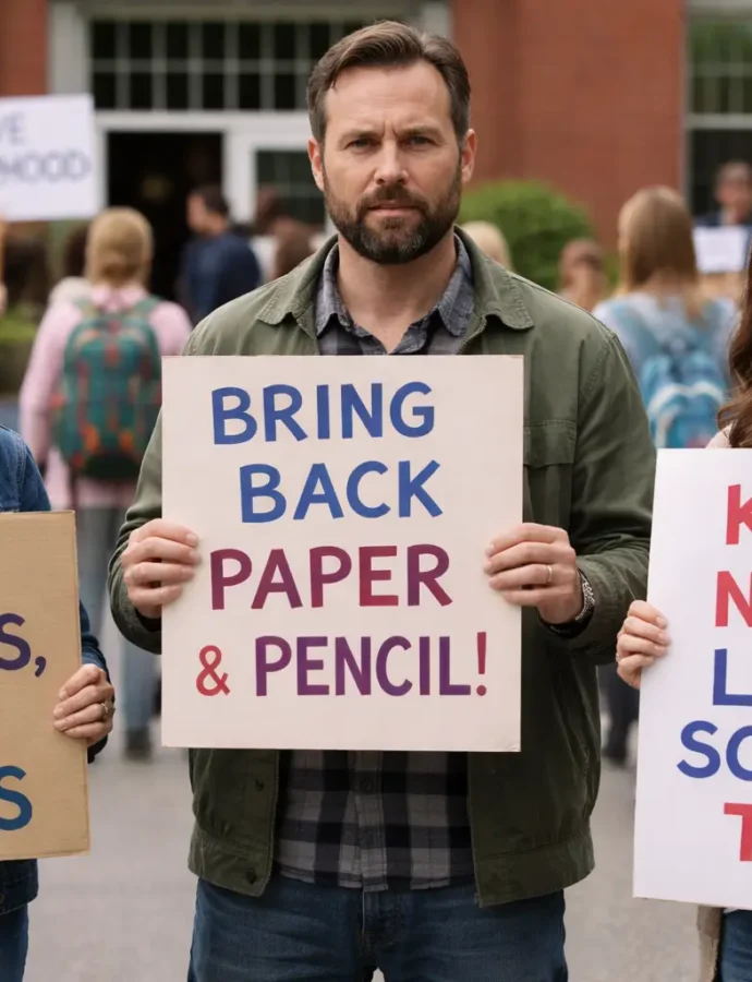Padres estadounidenses reclaman volver al papel y al lápiz en las aulas