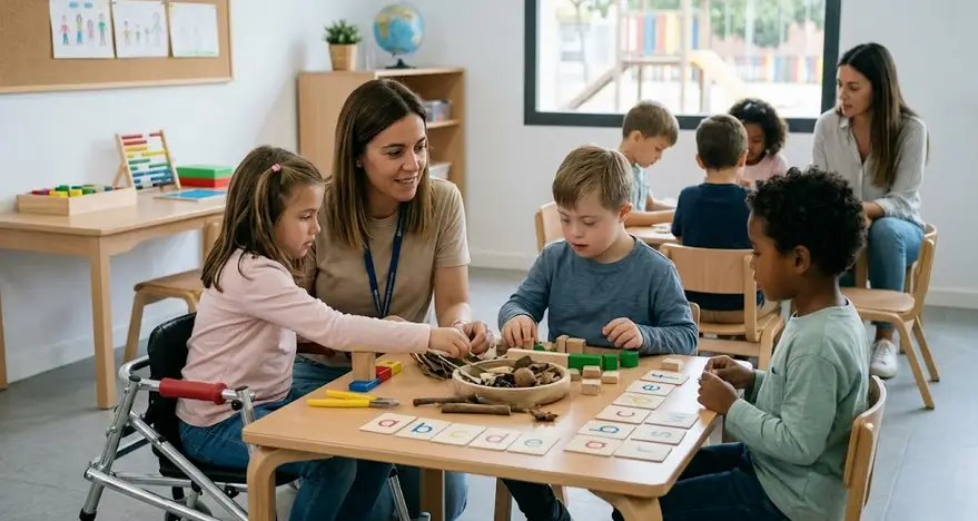 El Gobierno refuerza el modelo de educación inclusiva en colegios ordinarios