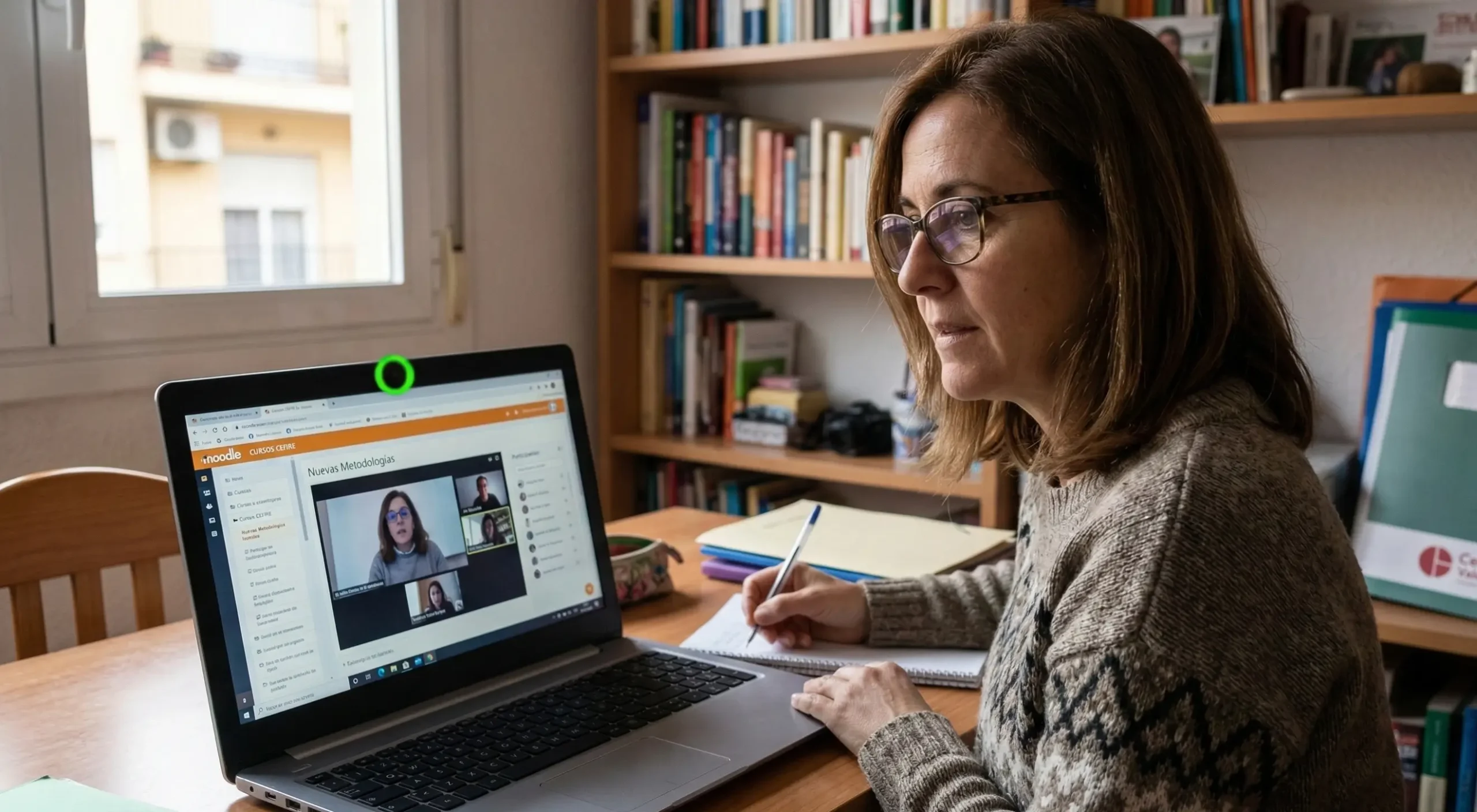 Educación obligará a encender la cámara al profesorado en las formaciones online