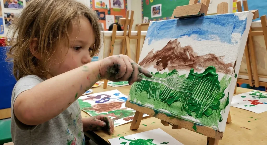 Ejemplo de uso de una herramienta de ejemplo para pintar