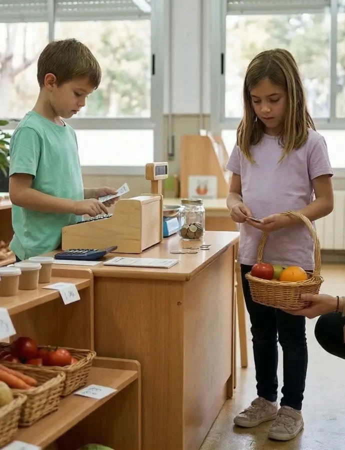 Una tienda escolar para aprender matemáticas, consumo responsable y autonomía