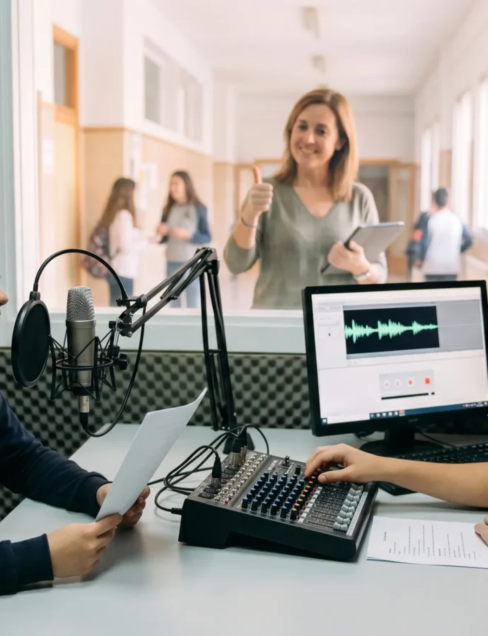 Doce centros educativos participan en un proyecto piloto de creación de una red de radios escolares en la Región de Murcia