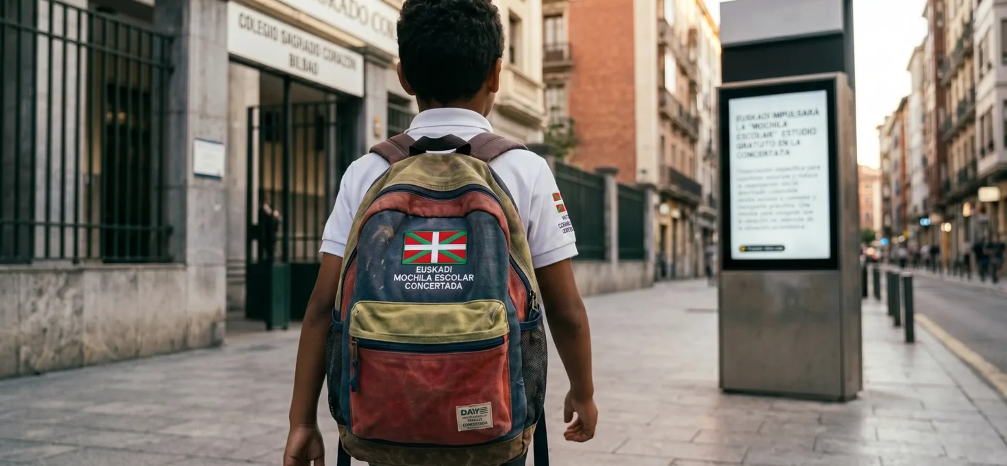 El alumnado vulnerable tendrá una “mochila escolar” para estudiar gratis en la concertada
