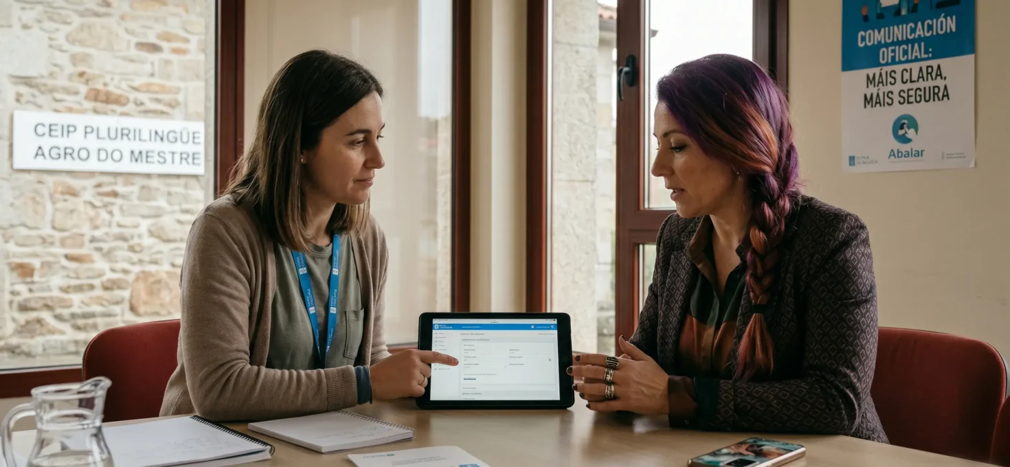 Galicia regula la comunicación entre familias y docentes con un canal propio y regulado