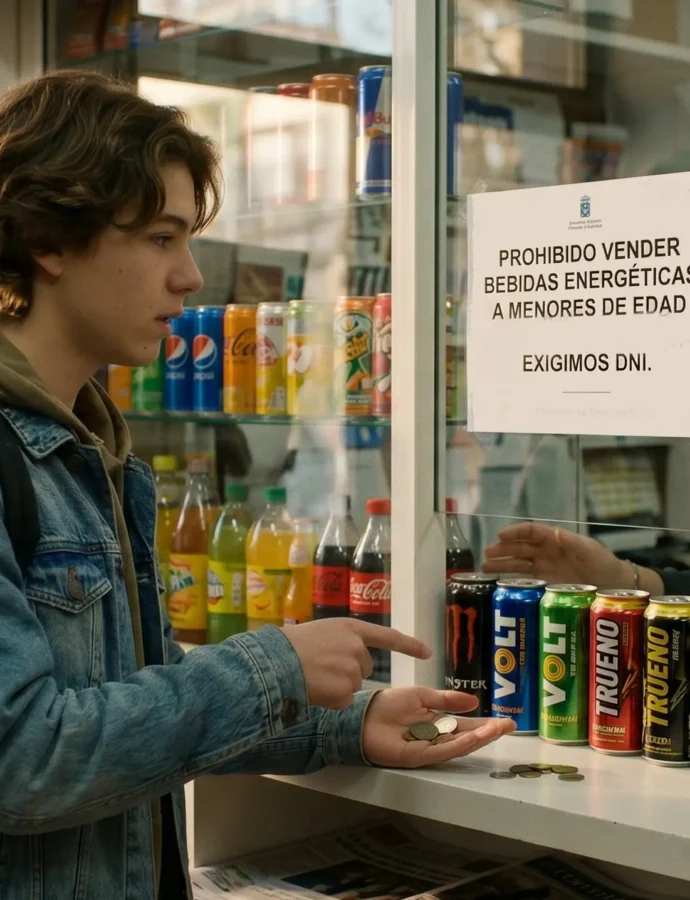 Galicia prohíbe la venta de bebidas energéticas a menores para proteger su salud