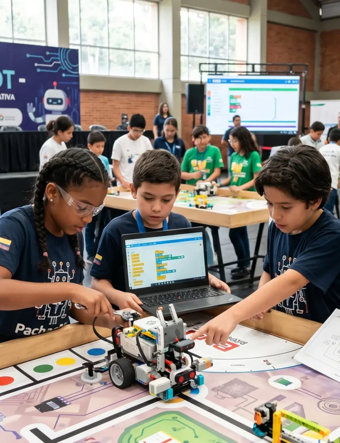 PachasBot, un concurso escolar que impulsa la robótica y las vocaciones tecnológicas entre estudiantes