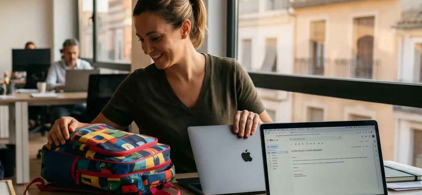 Los trabajadores con hijos menores de 12 años pueden solicitar adaptar su jornada laboral para conciliar