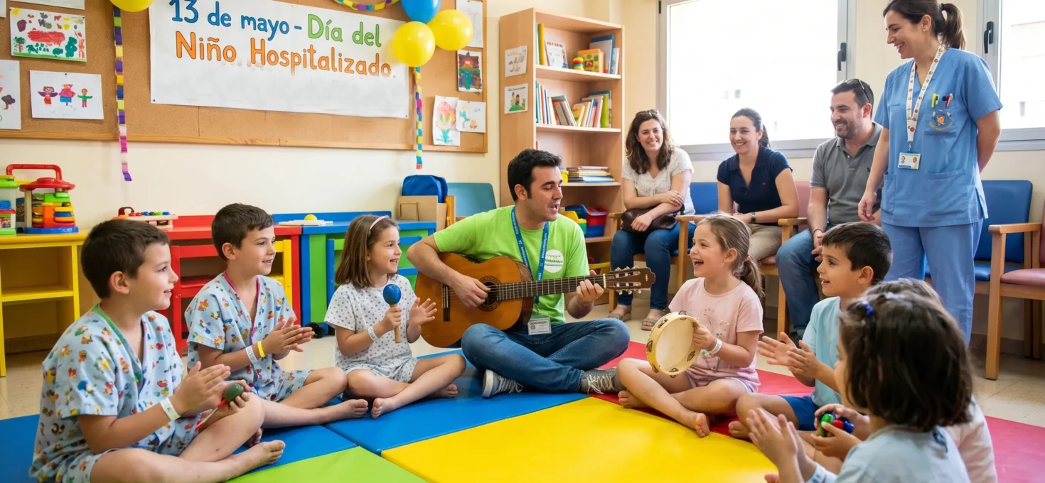 El Día del Niño Hospitalizado puso el foco en el apoyo emocional a menores ingresados